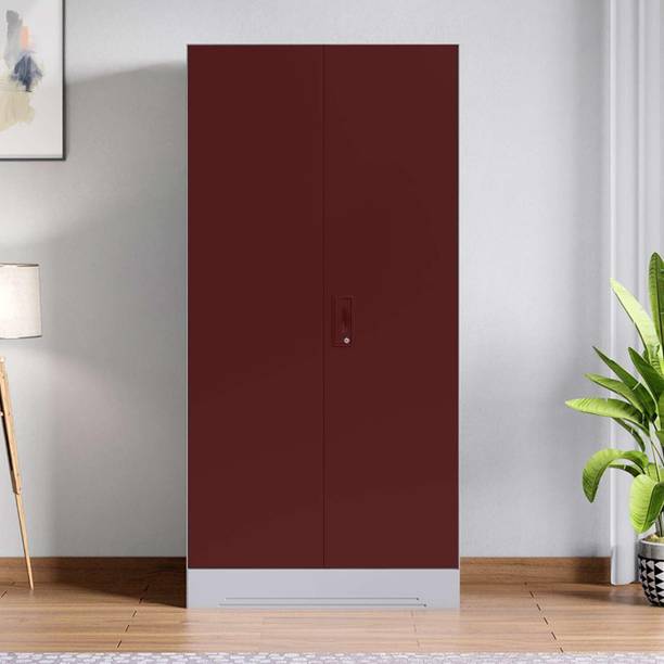 Godrej Interio Slimline 2 Door with Locker Metal Almirah