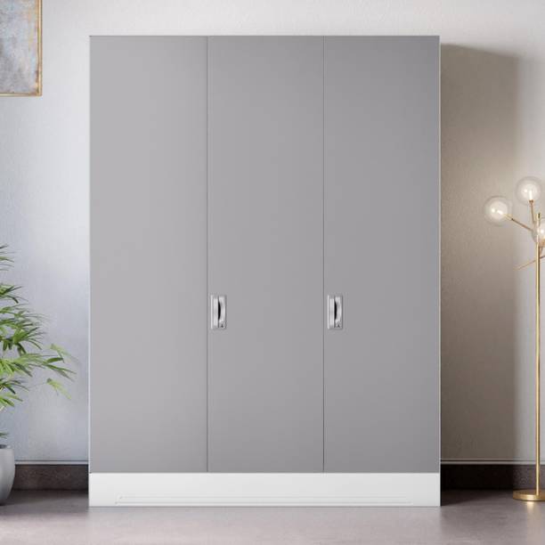 Godrej Interio Slimline XL 3 Door with Locker and 2 Drawer Metal Almirah