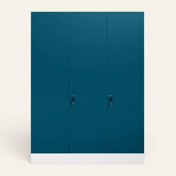 Godrej Interio Slimline XL 3 Door with Locker Metal Almirah