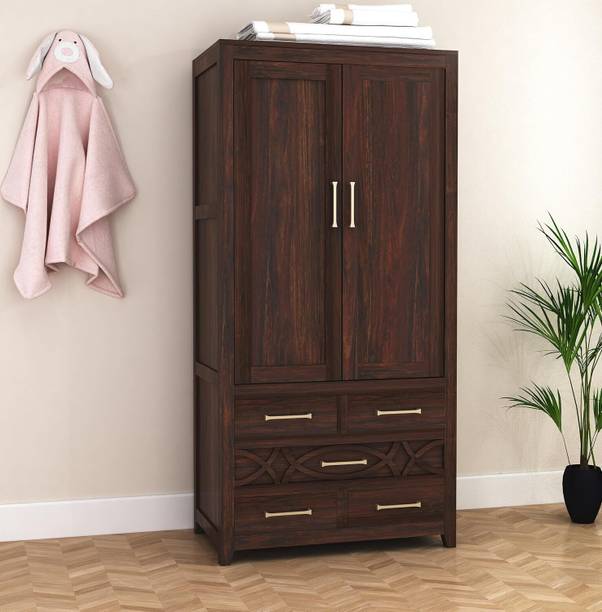 SONA ART & CRAFTS Louis Rosewood (Sheesham) Solid Wood Almirah