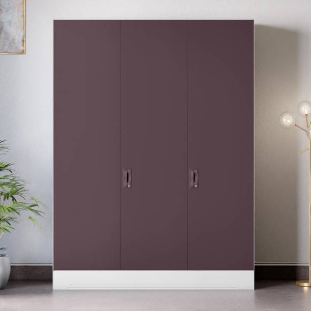 Godrej Interio Slimline XL 3 Door with Locker and 2 Drawer Metal Almirah
