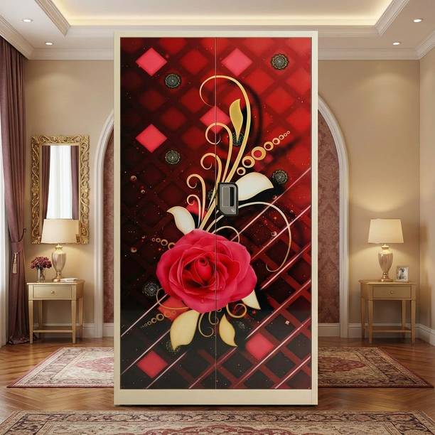 TRILOKI WORLD SANGAM 2 PRINTED Metal Almirah