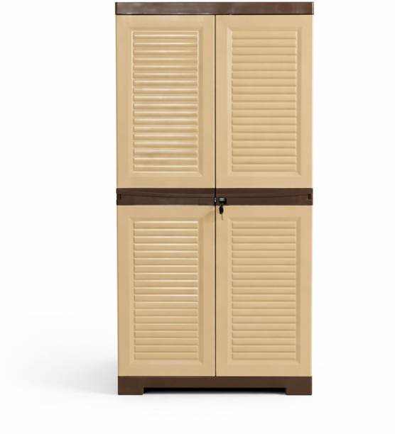 ARLAVYA Century 4.1 Ft x 2 Ft |1 Year Warranty| Plastic Almirah Cabinet Plastic Wardrobe Plastic Cupboard