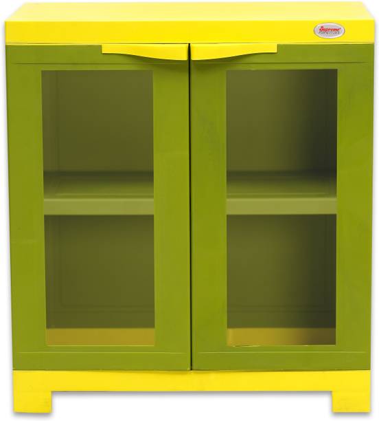 Supreme Furniture FUSION 01 FG-M.GREEN/L.YELLOW Plastic Cupboard