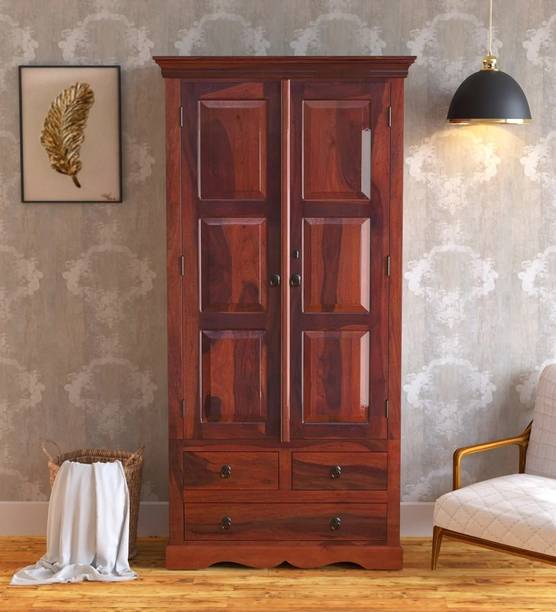 Green pearl cupboard wooden, almirah solid wood, Cupboard, wardrobe wood Solid Wood Cupboard
