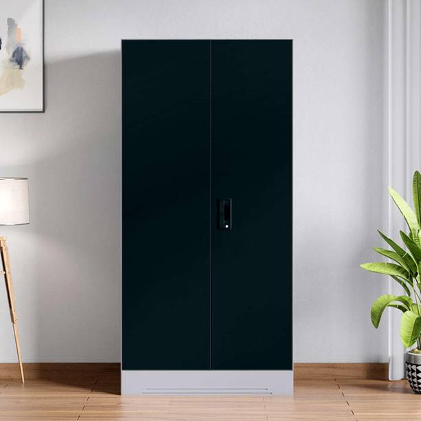 Godrej Interio Slimline 2 Door with 4 Shelves Metal Almirah