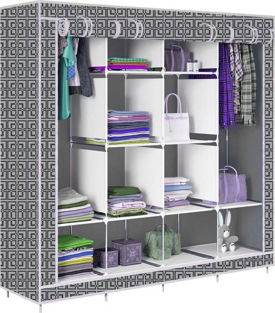 Furnbolo D2 Cabinet print Metal Almirah