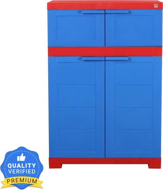 Cello Cello Novelty Dual - Red & Blue Engineered Wood Cupboard