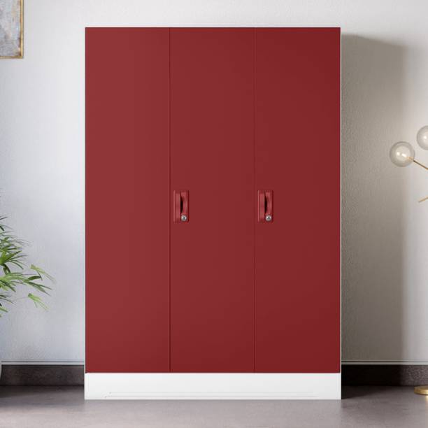Godrej Interio Slimline 3 Door with Locker Metal Almirah