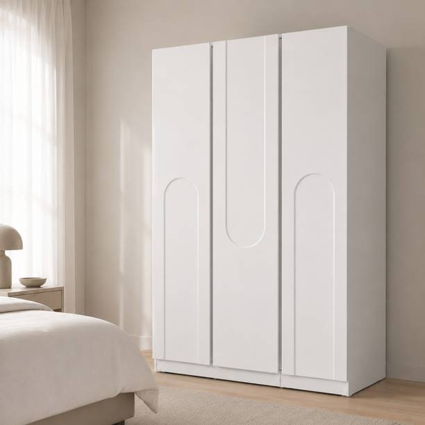 Ardas Interior Luna Triple Door Wardrobe Solid Wood Cupboard