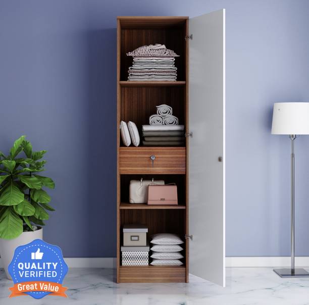 DST CRAFT Engineered Wood 1 Door Wardrobe