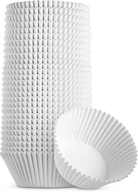 HOMEBAKERS MART 1 Cavities White Cupcake Inserts