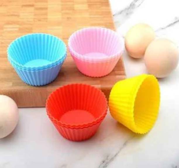 Marvino MINI SILICON MUFFIN CUP CAKE PACK OF 12 Cupcake Maker