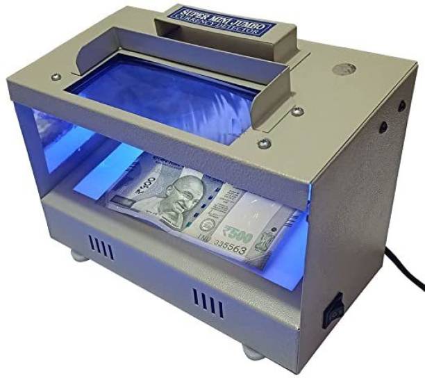 kavinstar MINI JUMBO Currency Checker Machine UV, MG Light Fake Note Detector Countertop Counterfeit Currency Detector