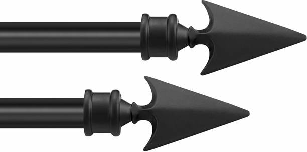 Deco Window Black Curtain Rods Metal