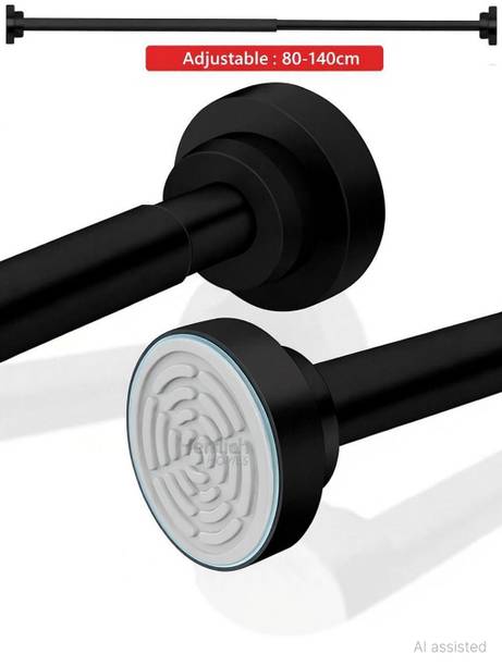 Herrlich Homes Black Curtain Rods Metal