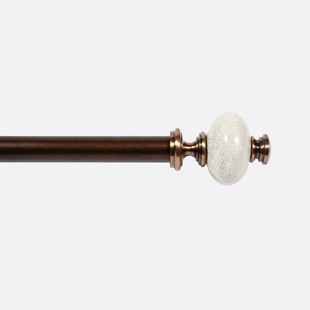 Deco Window Brown Curtain Rods Metal