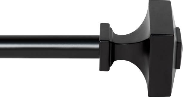 Deco Window Black Curtain Rods Metal