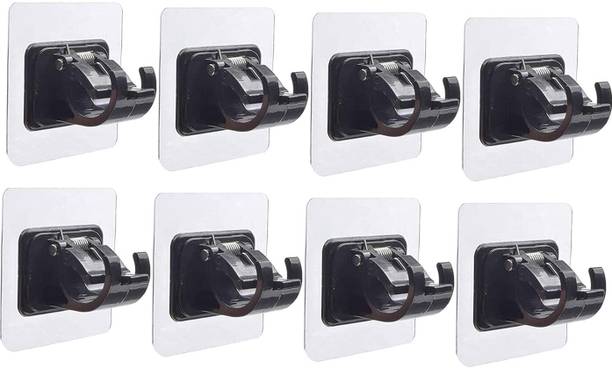 LOADRANGE Black Curtain Hooks, Curtain Knobs, Curtain Rods