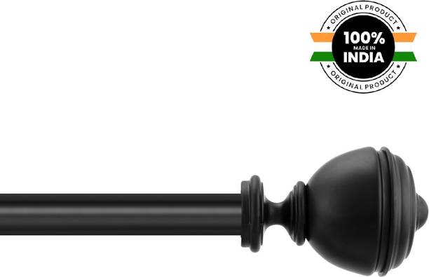 Deco Window Black Curtain Rods Metal