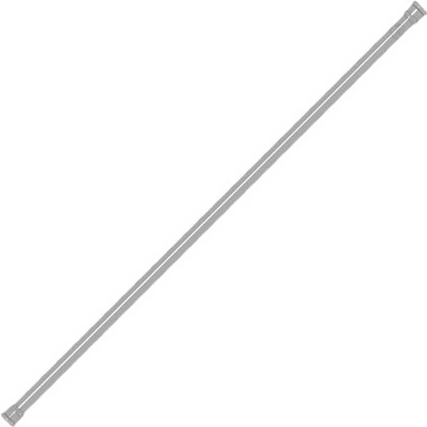 HomeCloud Grey Curtain Rods Metal