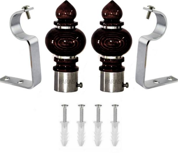 Paras Silver Curtain Knobs, Rod Rail Bracket, Curtain Hooks, Curtain Rods, Curtain Rings Metal