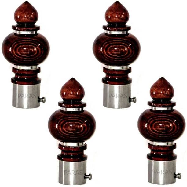 Paras Brown Curtain Knobs, Rod Rail Bracket, Curtain Hooks, Curtain Rods, Curtain Rings Metal