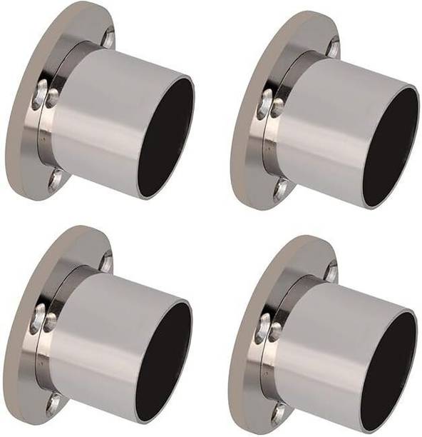 Kanagu Silver Rod Rail Bracket, Curtain Rods, Curtain Knobs, Curtain Hooks Metal