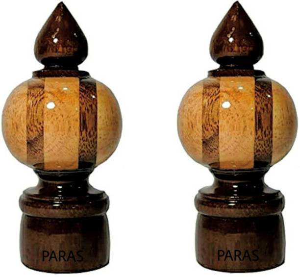 Paras Brown Curtain Knobs, Rod Rail Bracket, Curtain Hooks, Curtain Rods, Curtain Rings Metal