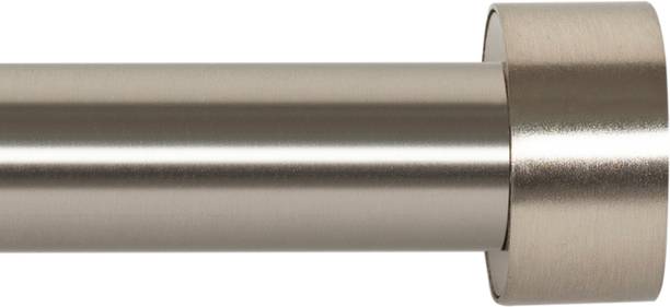 Deco Window Silver Curtain Rods Metal