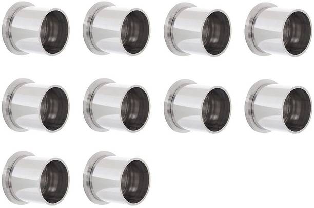 LEEZEN Architectural Hardware Silver Curtain Rods, Rod Rail Bracket, Curtain Hooks, Curtain Knobs Metal