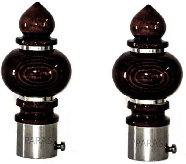 Paras Brown Curtain Knobs, Rod Rail Bracket, Curtain Hooks, Curtain Rods, Curtain Rings Metal