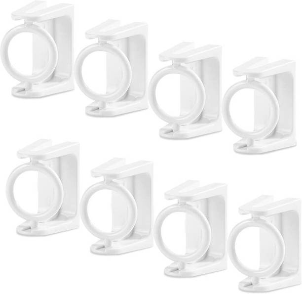 SUPVOX White Rod Rail Bracket Metal