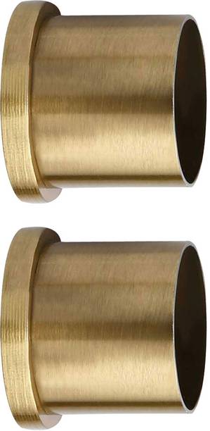 Ferio Gold Curtain Knobs, Curtain Hooks, Rod Rail Bracket, Curtain Rods Metal