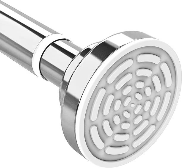 cuzin Silver Curtain Rods Metal