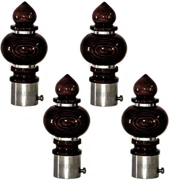 Paras Brown Curtain Knobs, Rod Rail Bracket, Curtain Hooks, Curtain Rods, Curtain Rings Metal