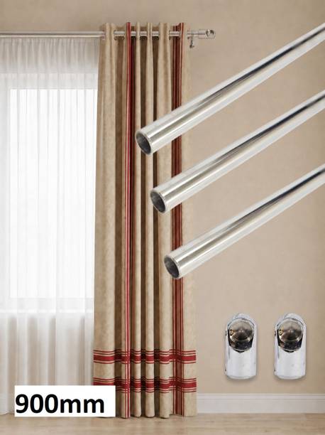 Inox Silver Curtain Rods