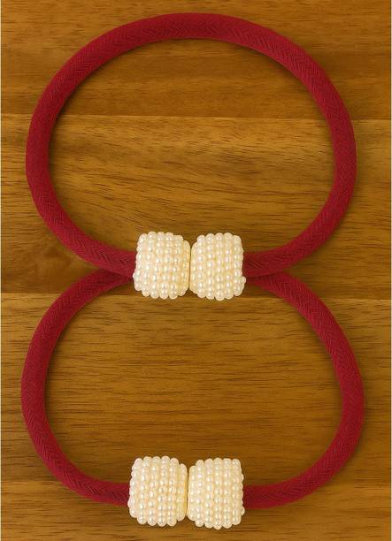 Cortina Magnet Curtain Tiebacks Drapery Holdbacks Binding Tie Band 2 Pieces Curtain Ring with Hook