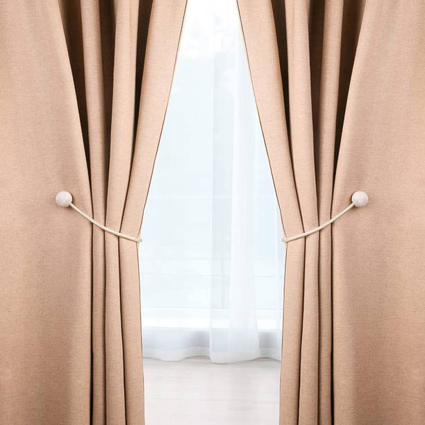 TREXEE Curtain Window Tieback Drapery Hold-Back Band for Office Home (2 Pair (4 Pcs)) Curtain Hook