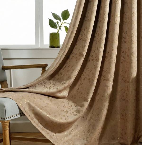 Home Spark 183 cm (6 ft) Window Polyester Blackout Curtain (Pack Of 2)