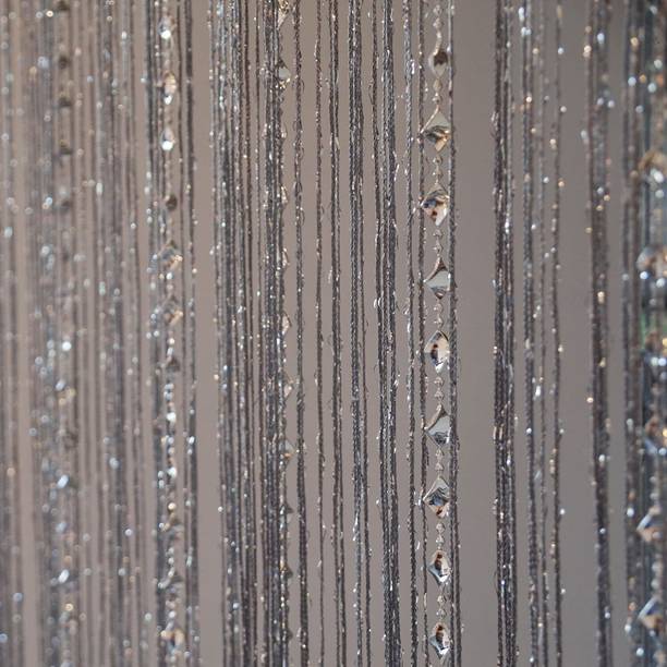 Kart Bazaar 213.36 cm (7 ft) Polyester Semi Transparent Door Curtain Single Curtain