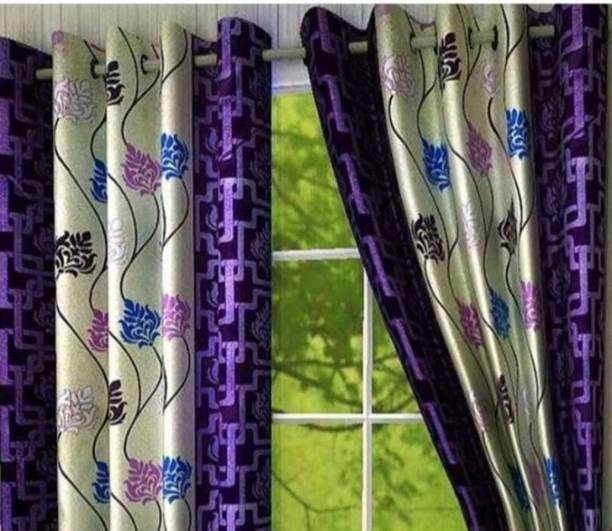 angel tach 152 cm (5 ft) Door Polyester Room Darkening Curtain (Pack Of 2)