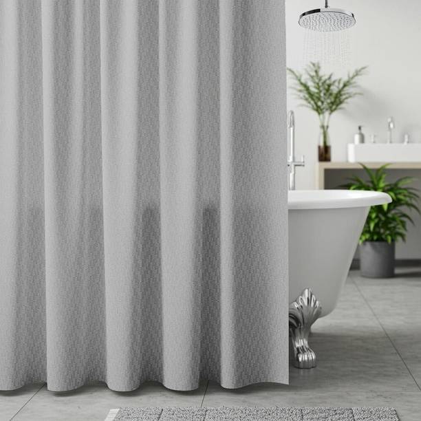 Wakefit 213.36 cm (7 ft) Shower Polyester Room Darkening Curtain Single Curtain