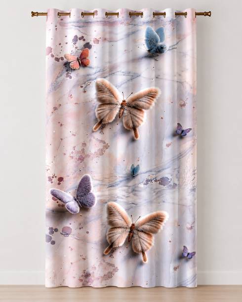 JAGDISH ENTERPRISE 214 cm (7 ft) Window Polyester Room Darkening Curtain Single Curtain