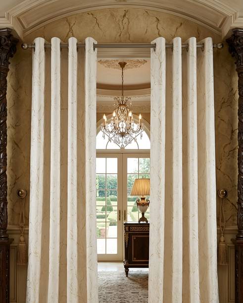 KLTTEXTILE 152 cm (5 ft) Window Polyester Blackout Curtain Single Curtain