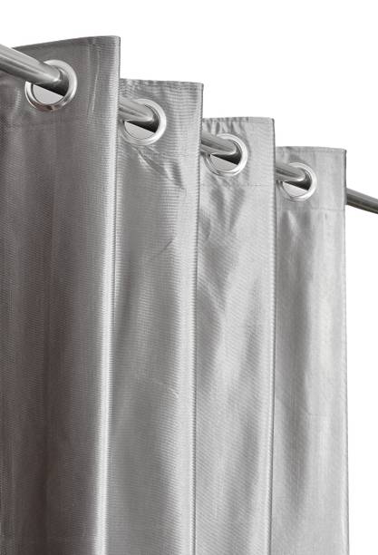 DrapeHomez 274 cm (9 ft) Long Door Polyester Semi Transparent Curtain Single Curtain