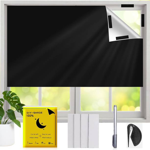 Velvetone Roller Blind Hand Drawn On Window