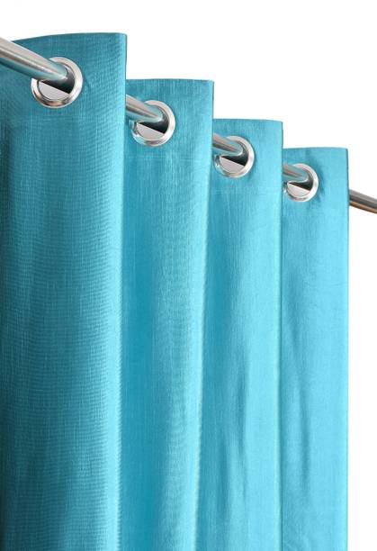 DrapeHomez 152 cm (5 ft) Window Polyester Semi Transparent Curtain Single Curtain