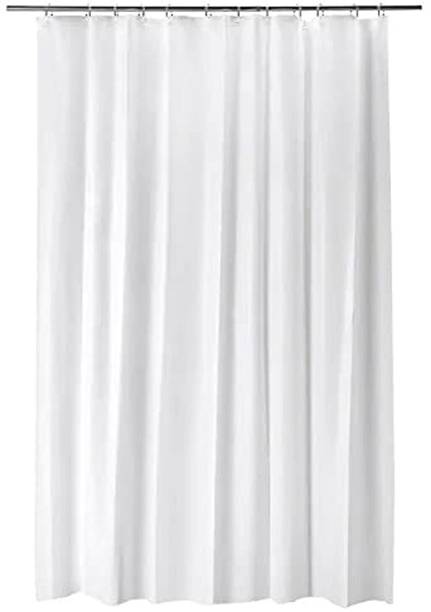 IKEA 200 cm (7 ft) Shower Cotton Transparent Curtain Single Curtain