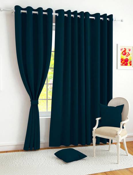 Story@home 215 cm (7 ft) Door Polyester Blackout Curtain Single Curtain